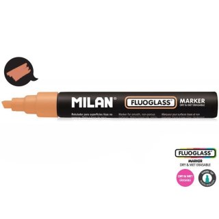 Marker specjalistyczny do szyb fluo wkład pomarańczowy 2,0-4,0mm ścięta końcówka Milan (591293212)
