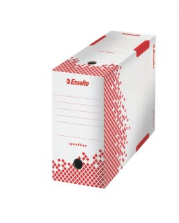 Pudło archiwizacyjne Esselte SPEEDBOX - biało-czerwony 150mm x 350mm x 250mm (623909)