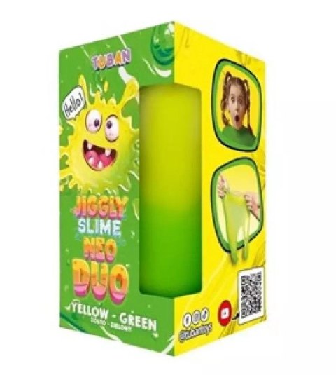 Glut Tuban Jiggly Slime Neo Duo, żółto-zielony, 430 g