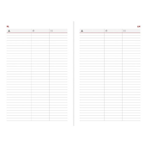 Kalendarz nauczyciela książkowy (terminarz) A5TN060B- 2024/2025 A5 PCV bezbarwny A5 Wydawnictwo Wokół Nas (EKO)