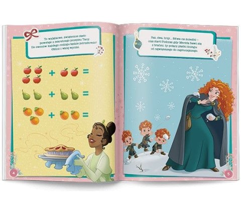 Książeczka edukacyjna Disney Księżniczka. Już święta! Ameet (ZIM 9105)