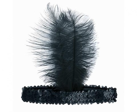 Opaska z piórem czarna Godan (YH-OKCZ)