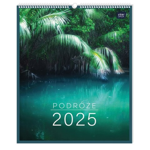 Kalendarz ścienny 5902277358394 PODRÓŻE PLANSZOWY 335mm x 400mm Interdruk (33,5X40CM)