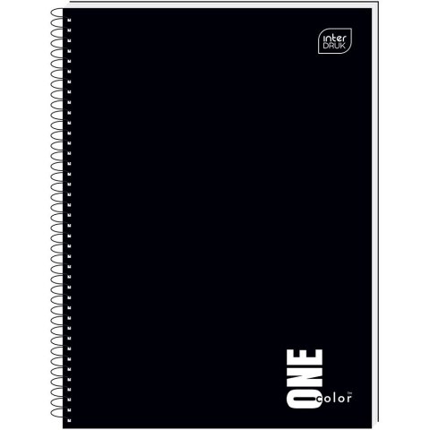 Kołozeszyt (kołonotatnik) ONE COLOR 80# A6 80k. 70g krata Interdruk