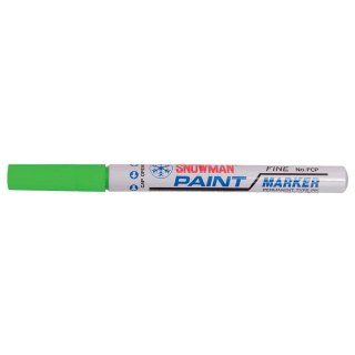 Marker olejowy średni zielony wkład zielony 1-1,5mm okrągła końcówka Snowman