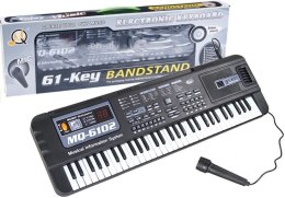 Organy Keyboard MQ-6102 61 Klawiszy Mikrofon Do Nauki Lean (1476)