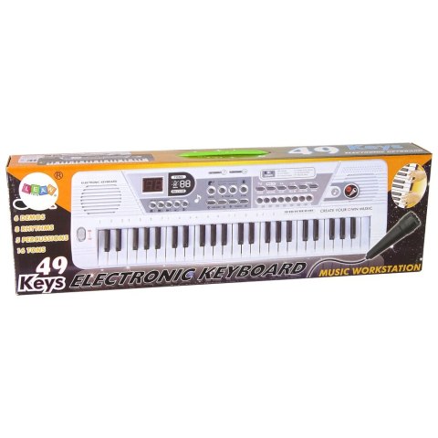 Organy Keyboard MQ4919 Mikrofon Organki 49 Klawiszy Lean (14615)
