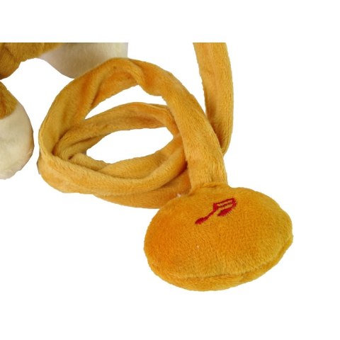 Pluszak interaktywny Konik Maskotka Interaktywna Koń Jasnobrązowy Jasna Grzywa Muzyka Lean (12683)