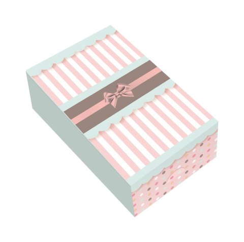 Pudło archiwizacyjne Party Paski mix papier [mm:] 125x210x 70 Beniamin