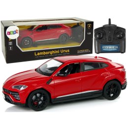 Samochód R/C 1:24 Lamborghini Urus Czerwony 2.4 G Światła Lean (9732)