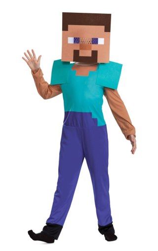 Kostium dziecięcy - Minecraft Steve - rozmiar S Arpex (SD8701-S-8695)