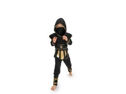 Kostium Ninja, czarny, rozmiar 96-116 cm Partydeco (STR1-96)