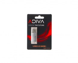 Pendrive Adiva 64GB (ADIVAPEN64GB2.0)