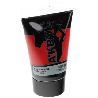 Farba akrylowa karminowa kolor: karminowy 100ml Renesans (11)