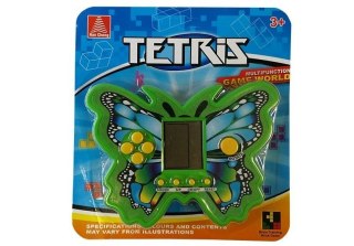 Gra elektroniczna Tetris zielony motyl Lean (3993)
