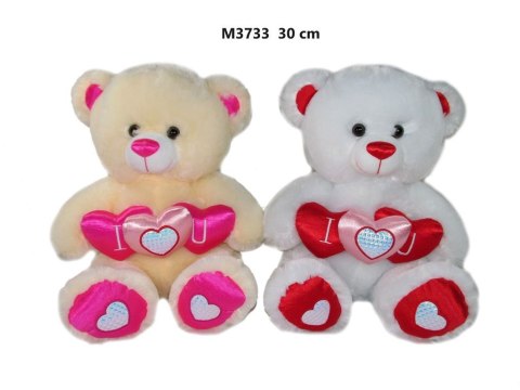 Pluszak miś z sercem 2 kolory [mm:] 300 Sun-Day (166449)