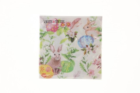 Serwetki Tete Boho Easter mix nadruk bibuła [mm:] 330x330 Paw (TL120700)