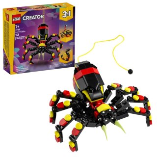 Klocki konstrukcyjne Creator Dzikie zwierzęta: niezwykły pająk Lego (31159)
