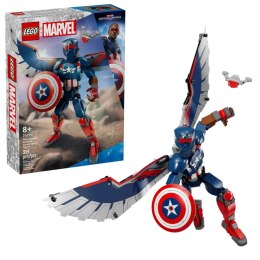 Klocki konstrukcyjne Lego Marvel Super Heroes Figurka nowego Kapitana Ameryki (76296)