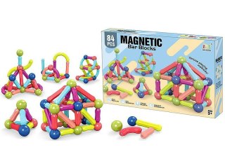 Klocki magnetyczne 84 elementy Adar (606944)