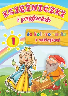 Kolorowanka Księżniczki i przyjaciele 1