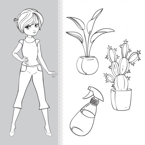 Kolorowanka My dziewczyny