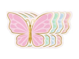 Serwetki Motyl, mix, 16x12 cm mix nadruk papier Partydeco (SPK39)