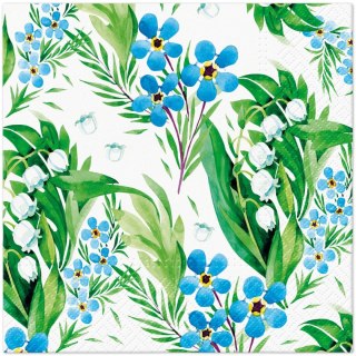 Serwetki TaT Myosotis mix bibuła [mm:] 330x330 Paw (TL123500)