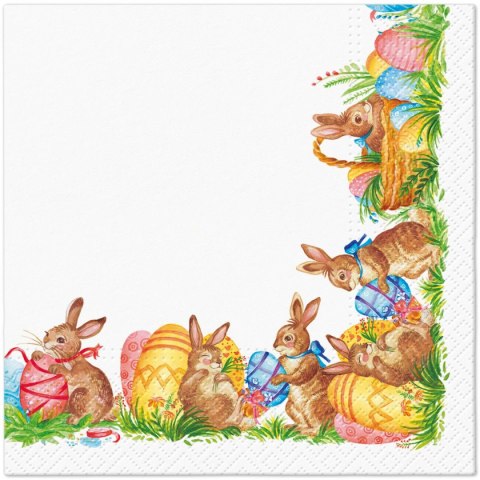 Serwetki TaT Wielkanoc Easter Fever mix bibuła [mm:] 330x330 Paw (TL126800)