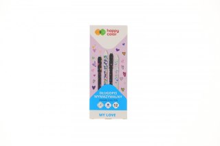 Długopis My Love wkład niebieski 0,5mm Happy Color (HA 4120 01ML-3)
