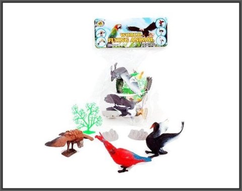 Figurka Ptaki 8-11cm 6-elementów 2-rodzaje Hipo (RH-RW-982)