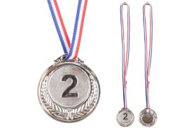 Gadżet srebrny medal cynkowy 6,5cm Lean (20948)