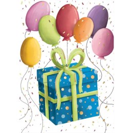 Kartka składana KARNET B8 prezent z balonami Henry (5905701484355)