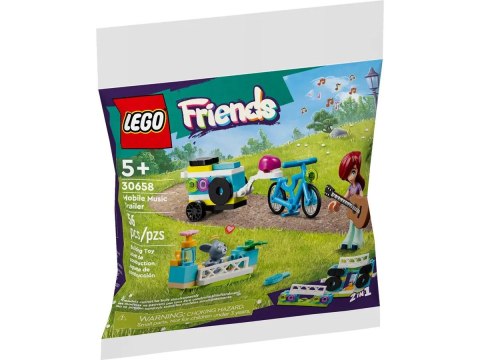 Klocki konstrukcyjne Friends Muzyczna przyczepa Lego (30658)