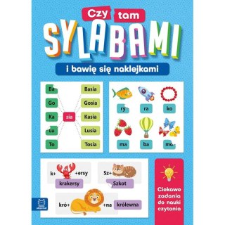 Książeczka edukacyjna Ciekawe zadania do nauki czytania. Aksjomat