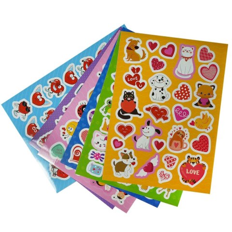 Naklejka (nalepka) walentynkowa Arpex (WA3858)