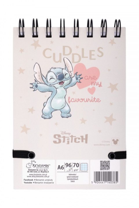 Notes (notatnik) Stitch A6 96k. krata Beniamin