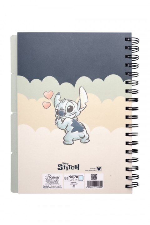 Notes (notatnik) Stitch B5 96k. krata Beniamin