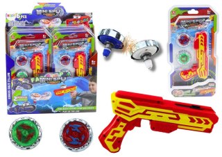 Pistolet Wyrzutnia 2 Metalowe Krążki Czerwony Światła Rastar (20821)