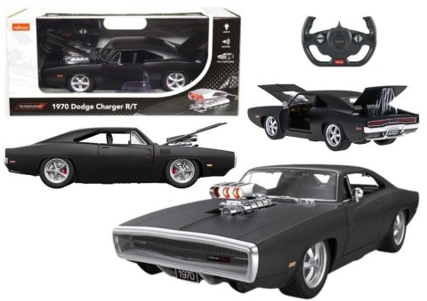 Samochód RC 1:16 Zdalnie Sterowany Dodge Charger R/T Otwierane Elementy Czarny Rastar (20598)