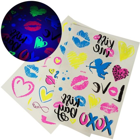 Tatuaż walentynkowy Arpex (WA3803)