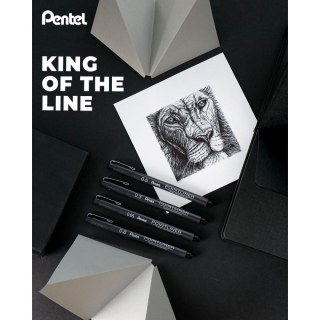 Cienkopis POINTLINER wkład czarne mixmm 1kol. Pentel (XBLW355C)