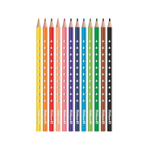 Kredki ołówkowe Silverino 700634 12 kol. Pelikan (100401597)