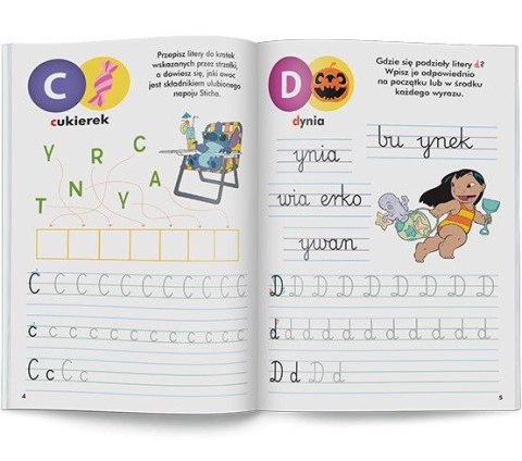 Książka dla dzieci Disney Uczy. Litery. Stich Ameet (SDU 9309)