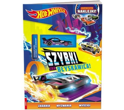 Książka dla dzieci Hot Wheels™. Szybki jak błyskawica! Ameet (fla 1602)