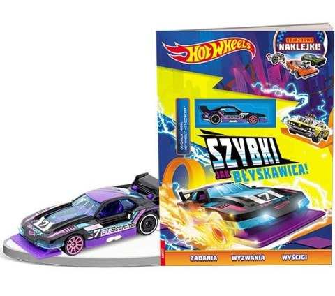 Książka dla dzieci Hot Wheels™. Szybki jak błyskawica! Ameet (fla 1602)