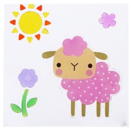 Ozdoba wielkanocna Żelowa naklejka na okno - baranek Arpex (SW4138)