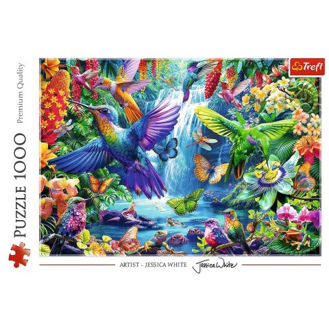 Puzzle Kolibry w tropikach 1000 el. Trefl (10880)