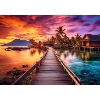 Puzzle Rajska wyspa 1000 el. Trefl (10928)
