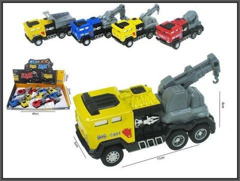 Samochód budowlany 11cm z napędem Hipo (HAT29)